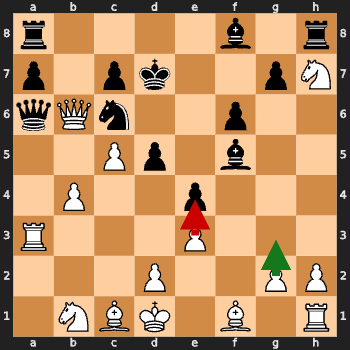 Illegal pawn move